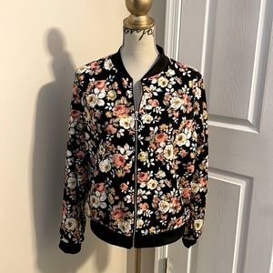 Floral Baseball Jacket by Blue & Grey